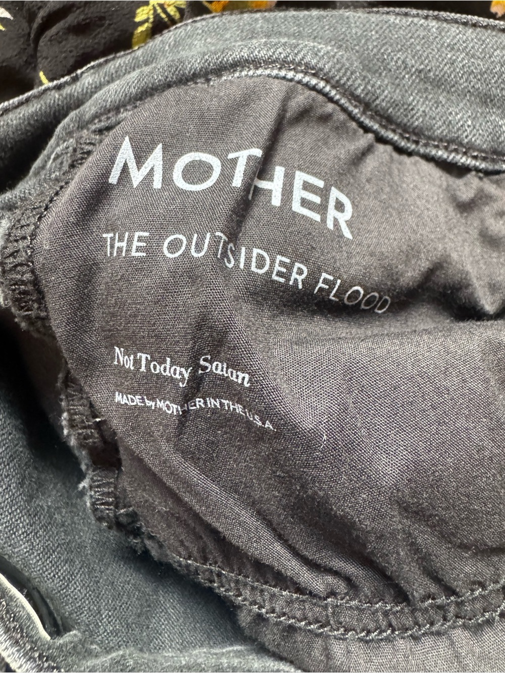 Mother Denim The Outsider Flood in Not Today Satan - Picture 8 of 10